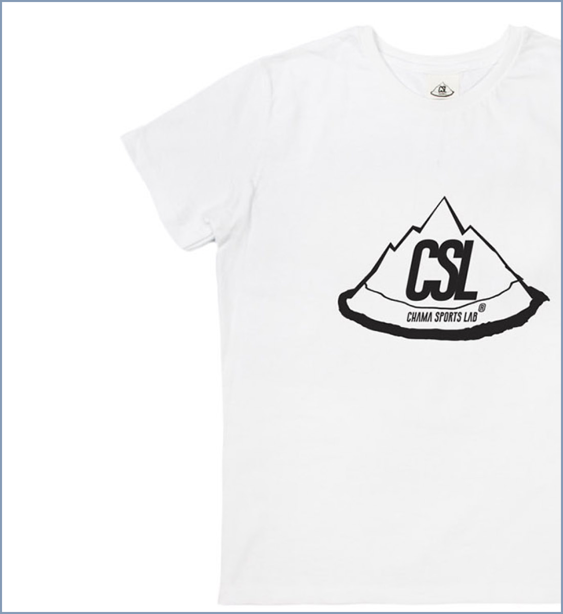CSL  002 Logo Tee White